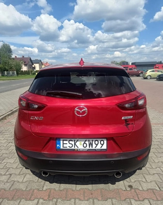 Mazda CX-3 cena 72800 przebieg: 42500, rok produkcji 2016 z Skierniewice małe 137